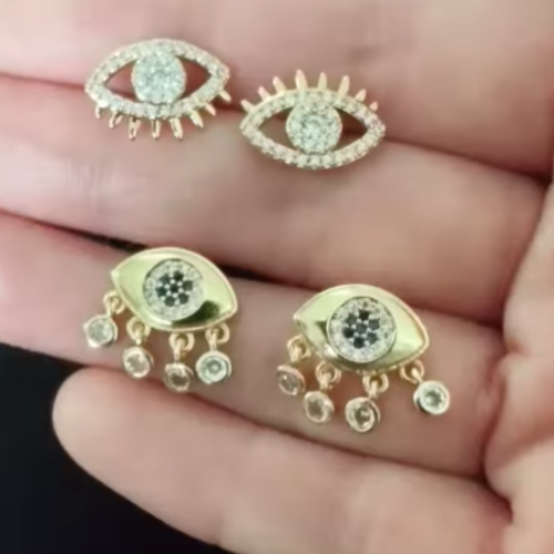 Pendientes ojo turco