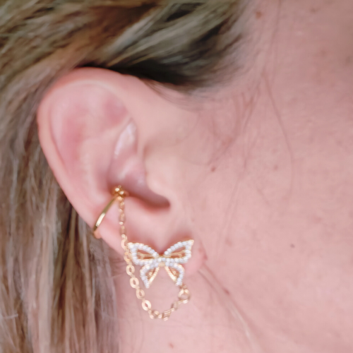 Pendientes Piercing Mariposa