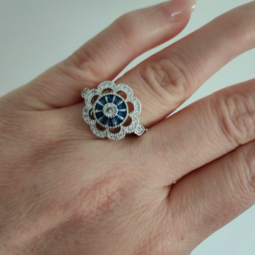 Anillo Safiro
